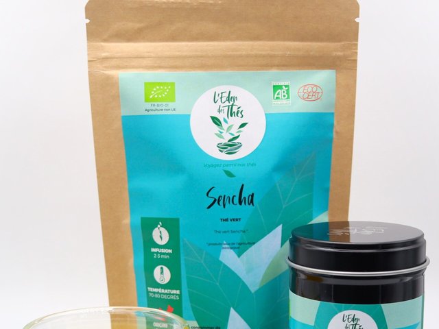 Sencha, thé vert nature, L'Eden des Thés