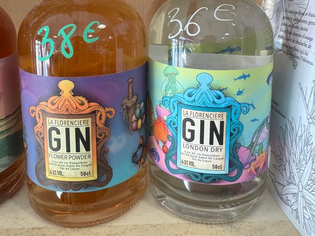 Gin London Dry, La Florencière