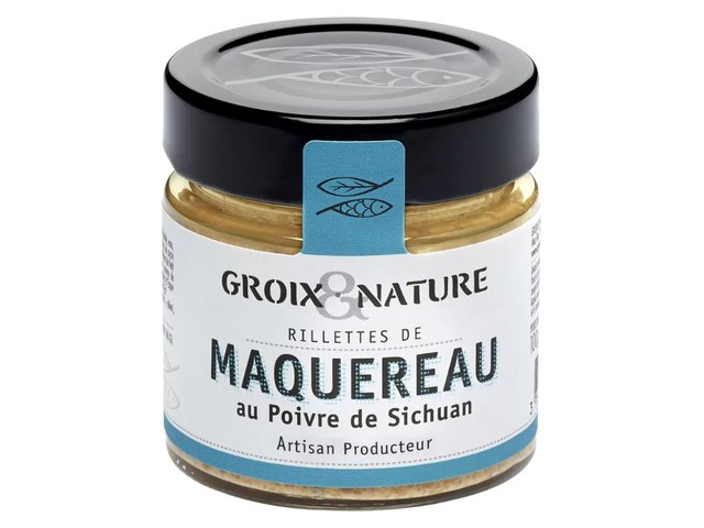 Rillettes de maquereau au poivre de Sichuan, Groix et Nature