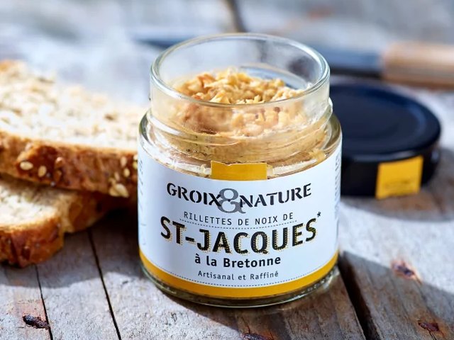 Rillettes de noix de Saint-Jacques à la bretonne, Groix et Nature