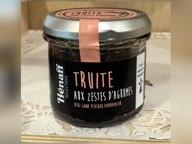 Truite aux zestes d'agrumes, Hénaff