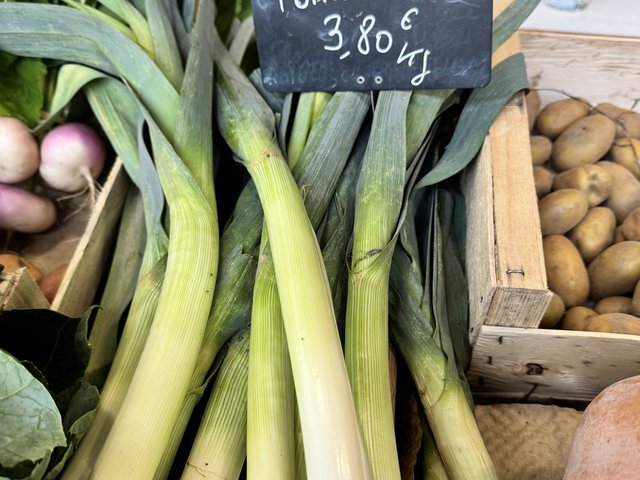 Poireau bio, Potager de Kerouar