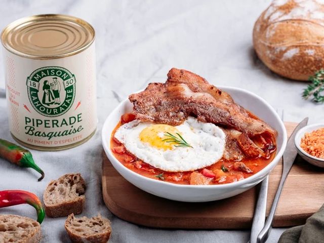 Piperade basquaise, Maison Lahouratate