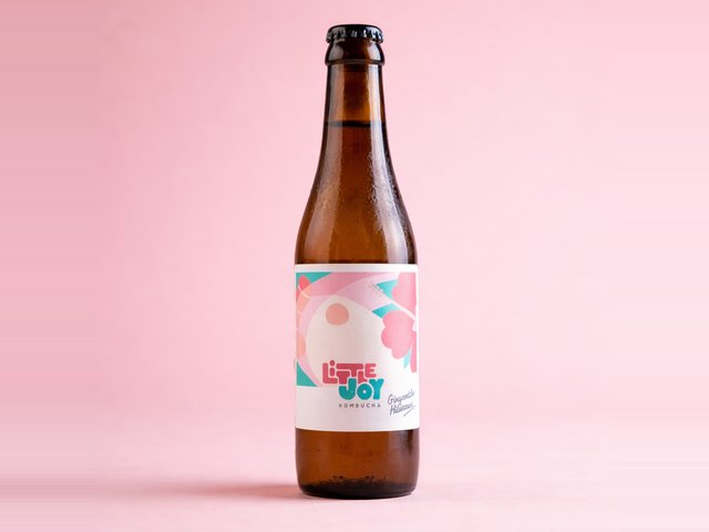 Kombucha Gingembre Hibiscus, Little Joy Kombucha