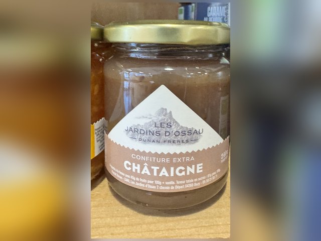 Confiture extra châtaigne, Les Jardins d'Ossau