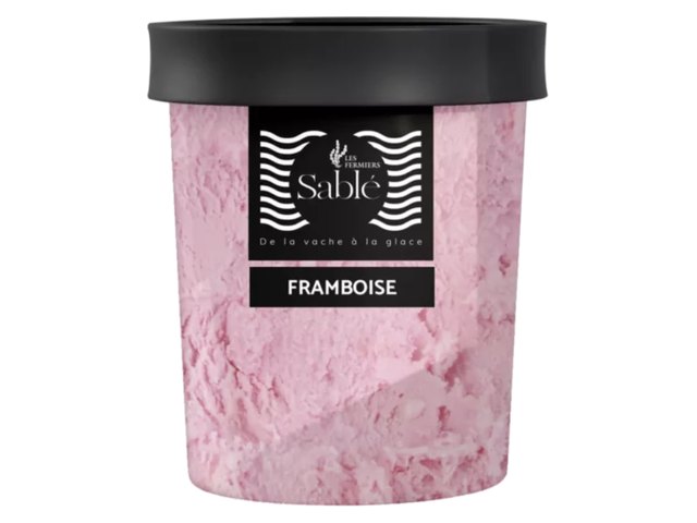 Glace Framboise, Les Fermiers Sablé